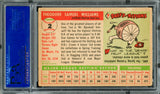Ted Williams Autographed 1955 Topps Card #2 Boston Red Sox PSA/DNA #65033083