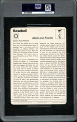 Mickey Mantle & Roger Maris 1977-79 Sportscaster Card #07-16 New York Yankees PSA 9 #127231119