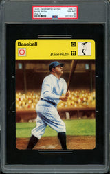 Babe Ruth 1977-79 Sportscaster Card #05-11 New York Yankees PSA 8 #127231118