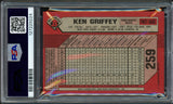 Ken Griffey Jr. & Sr. Autographed 1989 Bowman Rookie Card #259 PSA 8 Auto Grade Mint 9 PSA/DNA Stock #259964