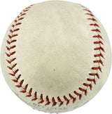 Babe Ruth Autographed Official American League Baseball New York Yankees (Single Signed) JSA & Beckett BAS #AE93681