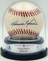 Harmon Killebrew Autographed Official AL Baseball Minnesota Twins Auto Grade Gem Mint 10 Beckett BAS #19815347