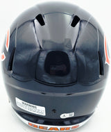 DJ Moore Autographed Chicago Bears Blue Full Size Speed Replica Helmet (Mark) Beckett BAS Witness #4W415261