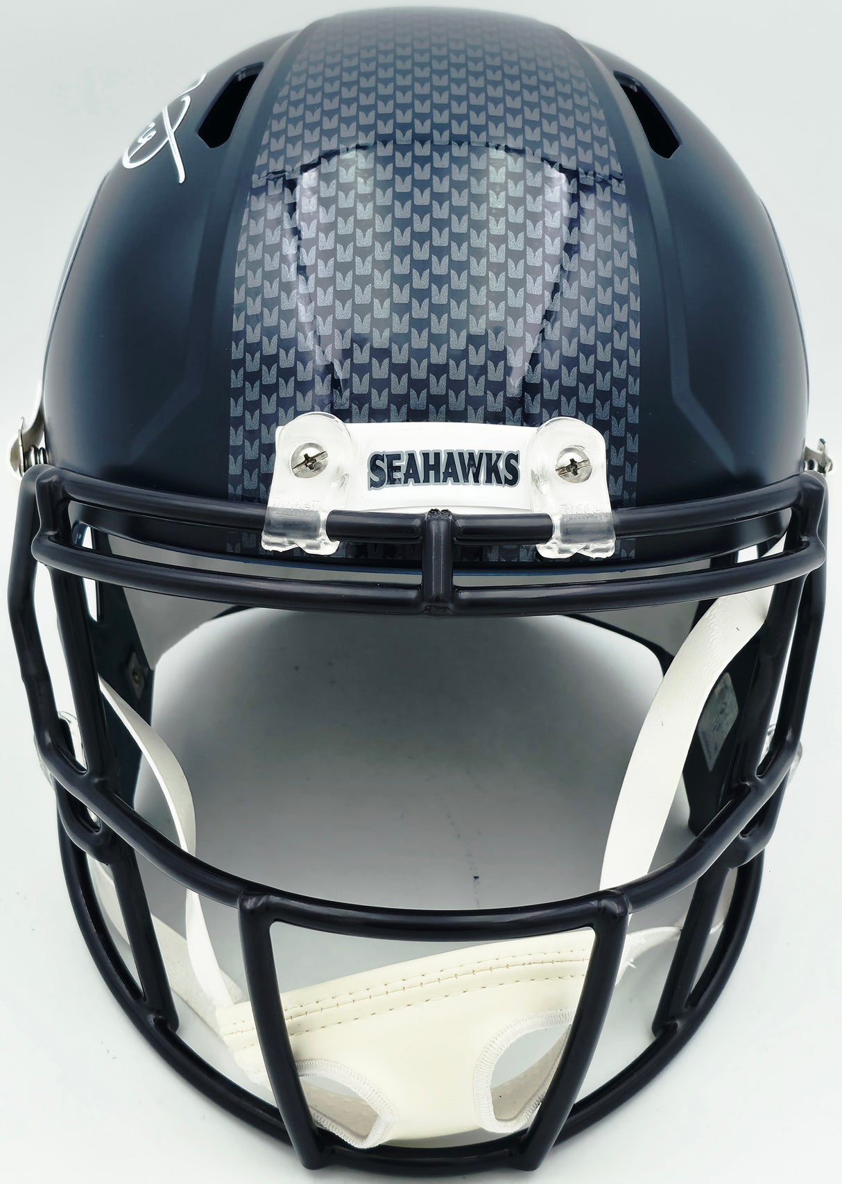 Earl Thomas Autographed Seattle Seahawks Blue Full Size Speed Replica Helmet Beckett BAS Witness #4W147354