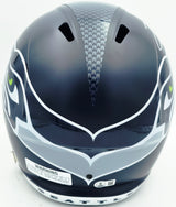 Earl Thomas Autographed Seattle Seahawks Blue Full Size Speed Replica Helmet Beckett BAS Witness #4W147354