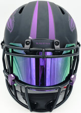 Ray Lewis Autographed Baltimore Ravens Eclipse Black Full Size Speed Authentic Helmet Beckett BAS Witness #1W959262