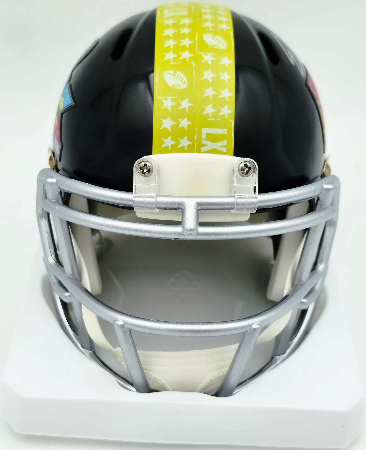 Nick Emmanwori Autographed Seattle Seahawks Black Super Bowl LX Logo Speed Mini Helmet Beckett BAS Witness #3W319892