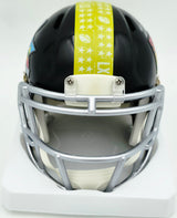 Nick Emmanwori Autographed Seattle Seahawks Black Super Bowl LX Logo Speed Mini Helmet Beckett BAS Witness #3W319892