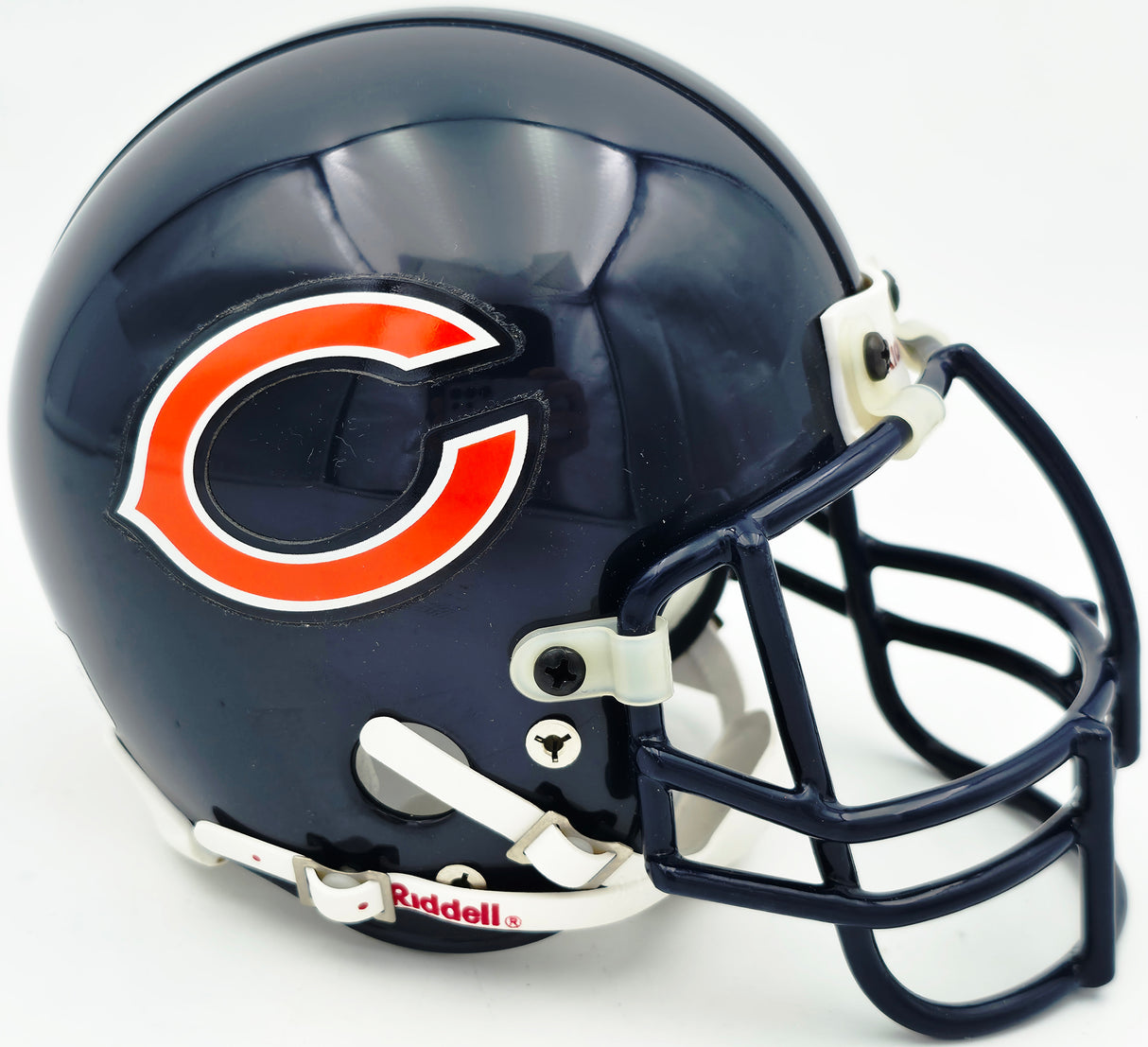 Walter Payton Autographed Chicago Bears Blue Riddell Mini Helmet "34" Beckett BAS #AE85516