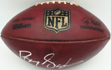 Barry Sanders Autographed Official NFL Leather Game Prepped Football Detroit Lions (Smudged) Beckett BAS QR #BN17300