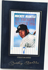 Mickey Mantle Autographed My Favorite Summer 1956 Book New York Yankees (Smudged) Beckett BAS #AE85522