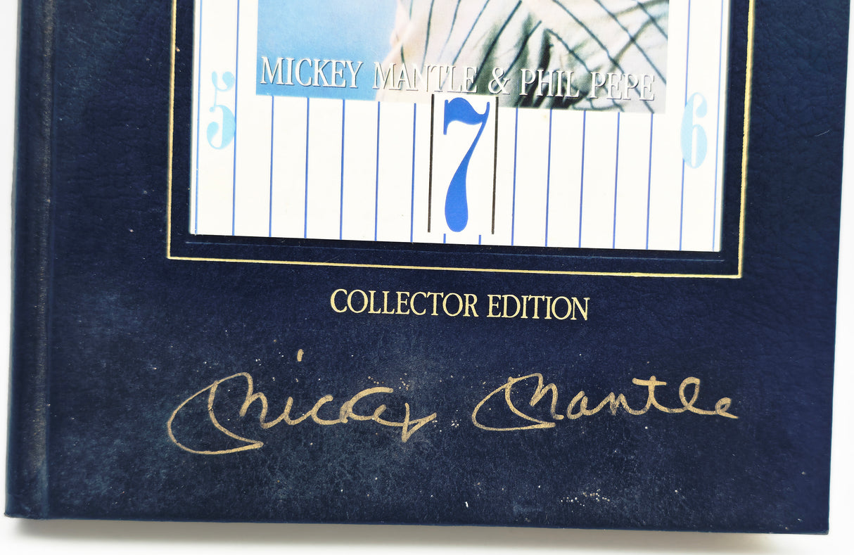 Mickey Mantle Autographed My Favorite Summer 1956 Book New York Yankees (Smudged) Beckett BAS #AE85522