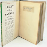 Joe Dimaggio Autographed Lucky To Be a Yankee 1946 Book New York Yankees Vintage Signature Beckett BAS #AE85524