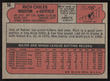 Rich Chiles Autographed 1972 Topps Card #56 Houston Astros SKU #260116