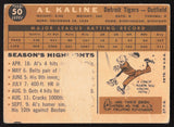 Al Kaline Autographed 1960 Topps Card #50 Detroit Tigers SKU #260122