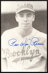 Pee Wee Reese Autographed 3.5x5.5 Postcard Brooklyn Dodgers SKU #260135