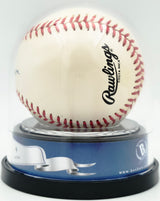 Hank Aaron Autographed Official NL Baseball Atlanta Braves Auto Grade Mint 9 Beckett BAS #19665585