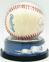 Joe DiMaggio Autographed Official AL Baseball New York Yankees Auto Grade Mint 9 Beckett BAS #19665577