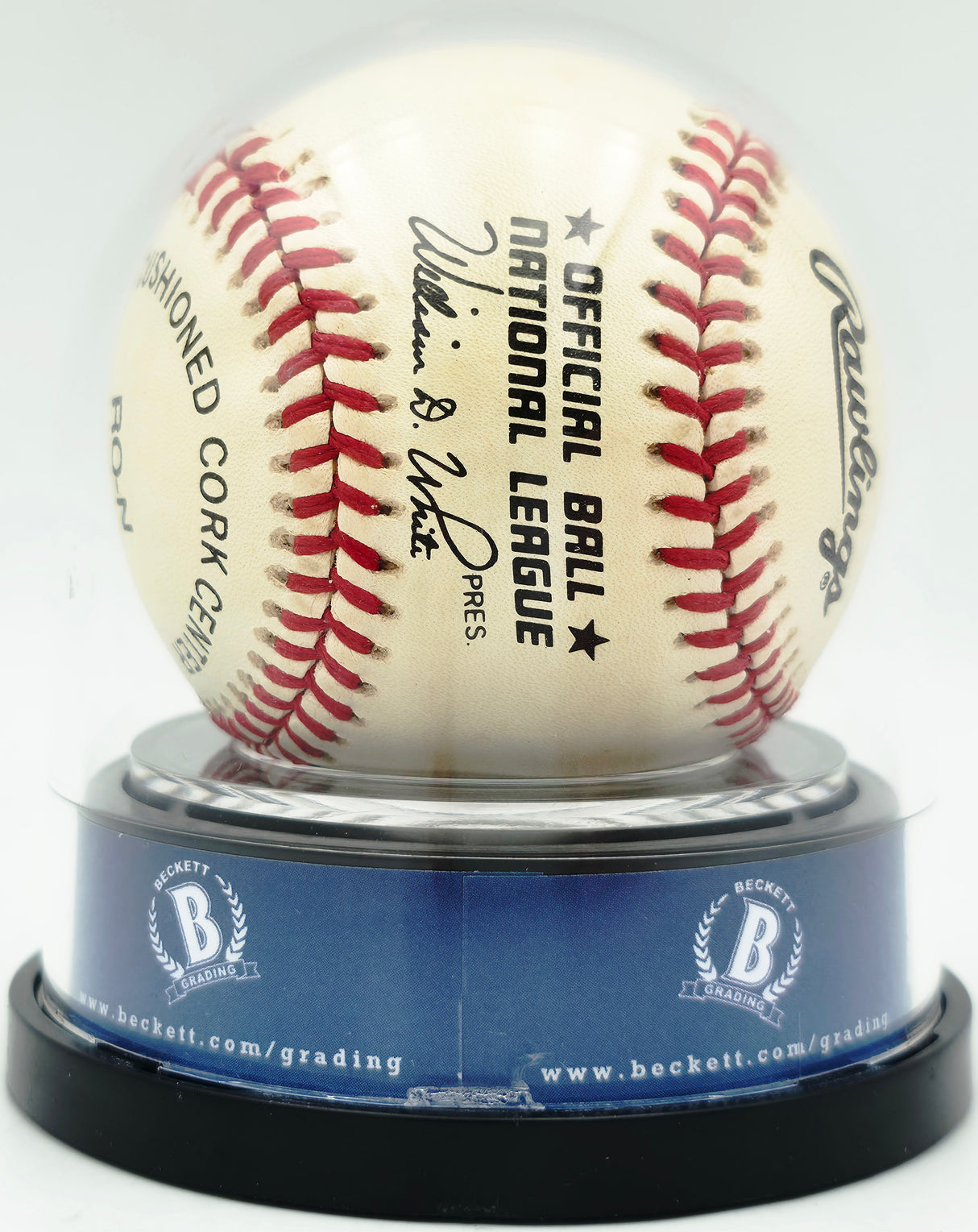 Sandy Koufax Autographed Official NL Baseball Los Angeles Dodgers Auto Grade Near Mint/Mint 8 Beckett BAS #19665619