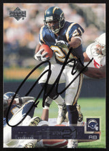 LaDainian Tomlinson Autographed 2002 Upper Deck Card #140 San Diego Chargers SKU #260551