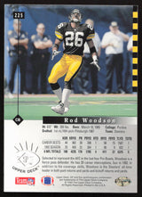 Rod Woodson Autographed 1993 Upper Deck SP Card #225 Pittsburgh Steelers SKU #260651