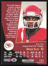 Marcus Allen Autographed 1993 Score Select Card #125 Kansas City Chiefs SKU #260875