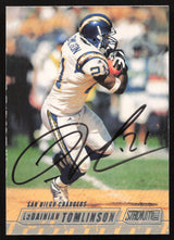 LaDainian Tomlinson Autographed 2002 Stadium Club Card #29 San Diego Chargers SKU #261398