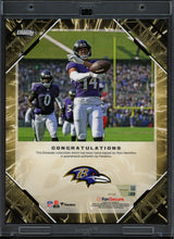 Kyle Hamilton Autographed 2025 Under Wraps NFL Emanate Gold Card Baltimore Ravens #42/50 Fanatics Holo #BB14367821