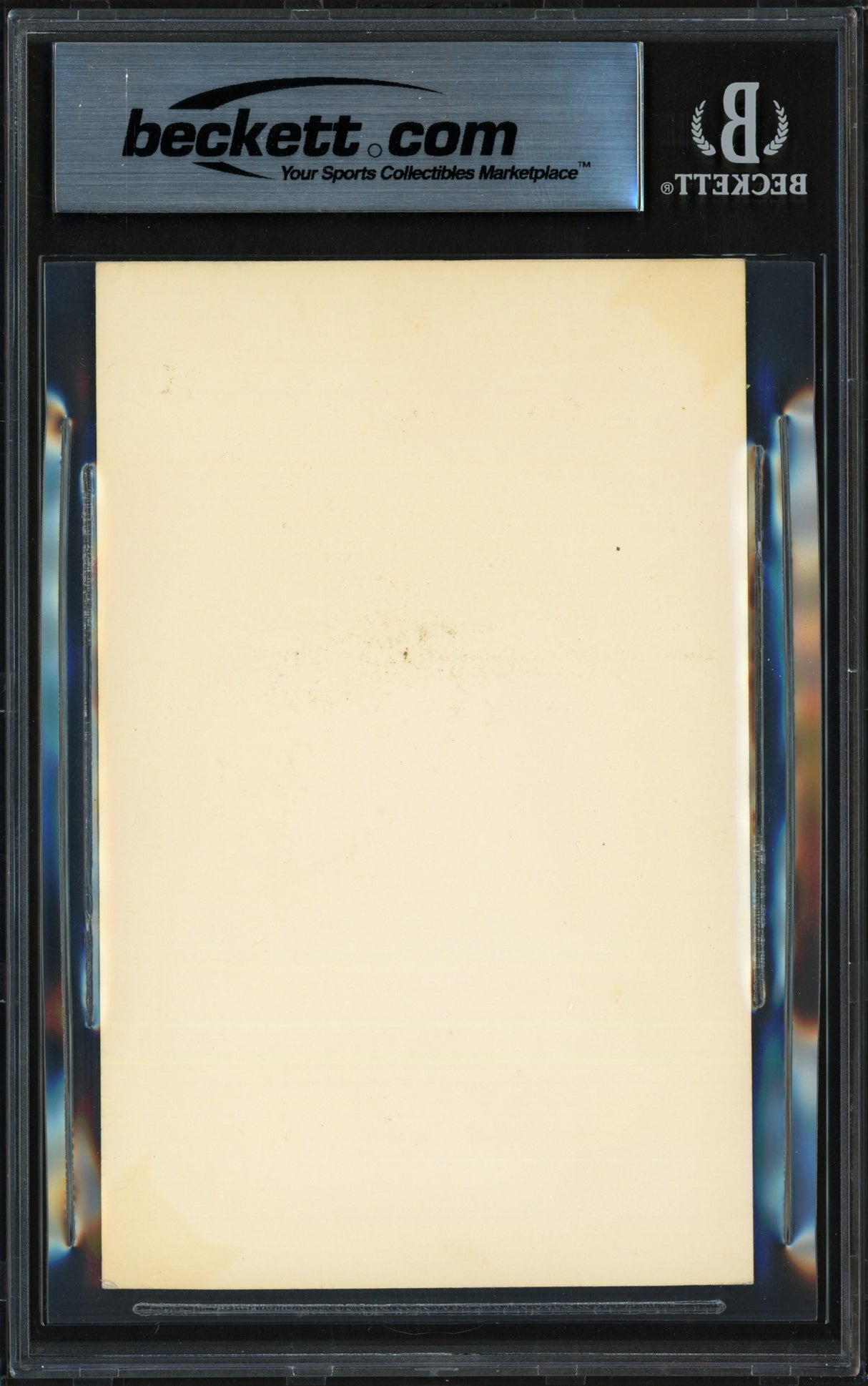 Satchel Paige Autographed 1977 Baseball's Great Hall of Fame Exhibit Card Negro Leagues Auto Grade Gem Mint 10 Beckett BAS #19665061