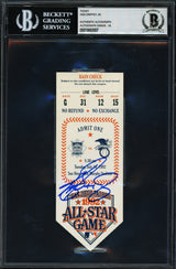 Ken Griffey Jr. Autographed 1992 All Star Game Ticket Seattle Mariners Auto Grade Gem Mint 10 MVP Beckett BAS #19665007
