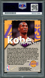 Kobe Bryant Autographed 1997-98 Hoops "Talkin' Hoops" Rookie Card #15 Los Angeles Lakers PSA/DNA #85521086