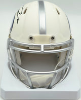 Jordan Addison Autographed Minnesota Vikings Cream Retro Speed Mini Helmet (Smudged) Beckett BAS QR #BW00332