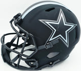 George Pickens Autographed Dallas Cowboys Eclipse Black Full Size Speed Replica Helmet (Scratches) JSA #WC502002