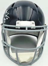 Brian Urlacher Autographed Chicago Bears Blue Full Size Speed Replica Helmet "HOF 18" Beckett BAS Witness #1W879054