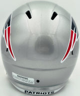 Unsigned New England Patriots Silver Speed Replica Full Size Helmet SKU #262573