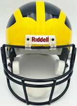 Desmond Howard Autographed Michigan Wolverines Blue & Yellow Replica Full Size Helmet "91 Heis, 1859 Tot Yds & 23 Tot TDs" #12/21 UDA Holo #SHO94794