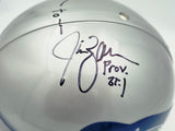 Steve Largent & Jim Zorn Autographed Seattle Seahawks Silver Authentic Full Size Helmet "HOF 95, To Arrow" MCS Holo #63696