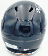 Brian Urlacher Autographed Chicago Bears Blue Full Size Speed Replica Helmet "HOF 18" Beckett BAS Witness #4W469103