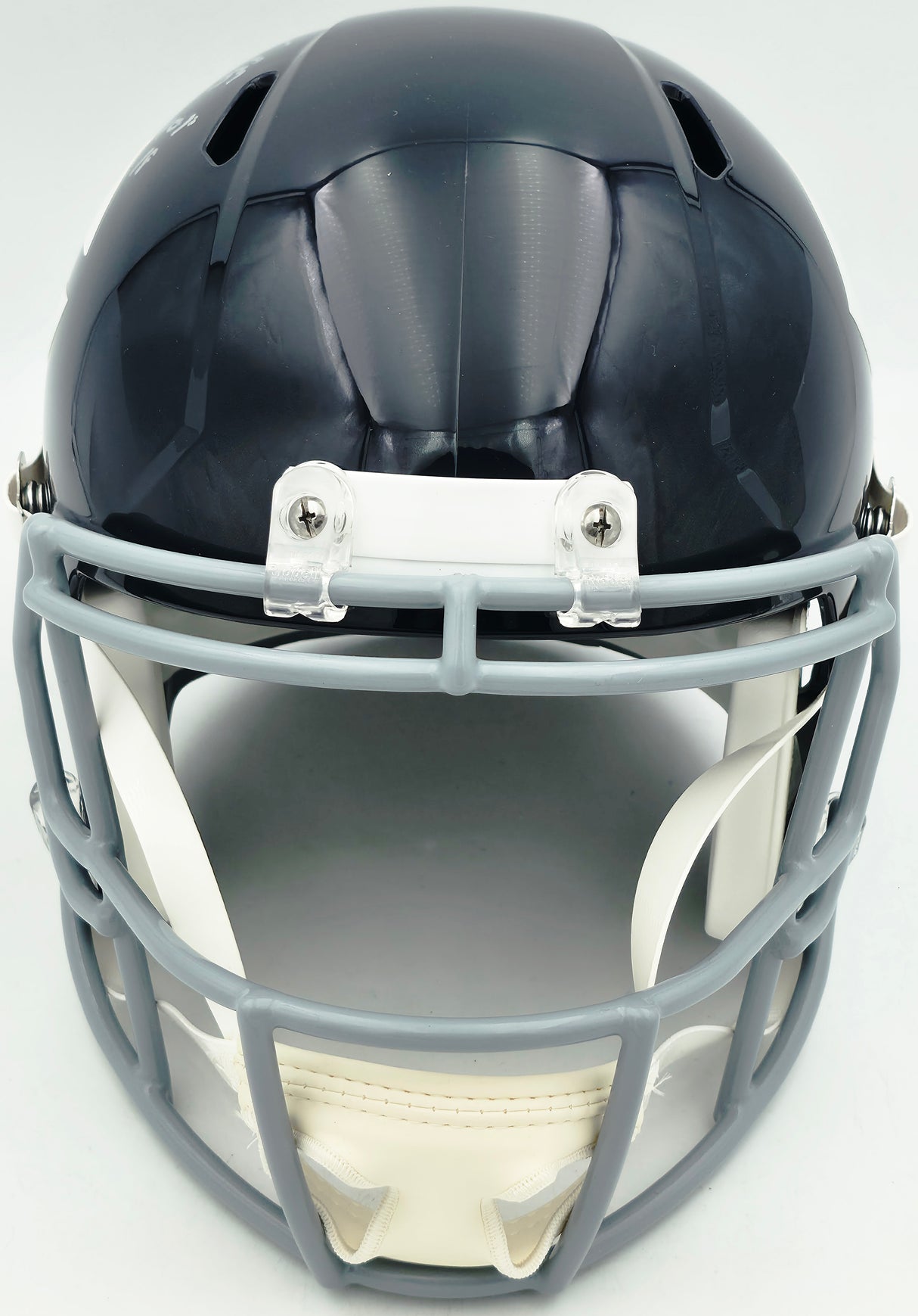 Brian Urlacher Autographed Chicago Bears Blue Full Size Speed Replica Helmet "HOF 18" Beckett BAS Witness #4W469051