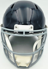 Brian Urlacher Autographed Chicago Bears Blue Full Size Speed Replica Helmet "HOF 18" Beckett BAS Witness #4W469051