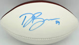 Doug Baldwin Autographed White NFL Football Seattle Seahawks MCS Holo #63697