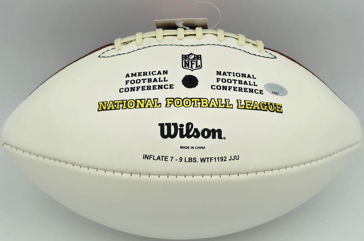 Doug Baldwin Autographed White NFL Football Seattle Seahawks MCS Holo #63697