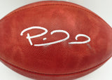 Patrick Mahomes Autographed Official NFL Leather Game Football Kansas City Chiefs Beckett BAS Witness #WE24252