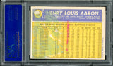 Hank Aaron Autographed 1970 Topps Card #500 Atlanta Braves PSA/DNA #6512641