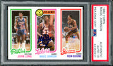 Magic Johnson Autographed 1980 Topps Rookie Card Los Angeles Lakers Auto Grade Gem Mint 10 PSA/DNA #42350931