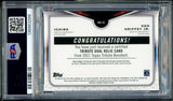Ken Griffey Jr. & Ichiro Suzuki Autographed 2021 Topps Tribute Card #IG Seattle Mariners PSA 8 Auto Grade Gem Mint 10 #40/99 PSA/DNA #136863288