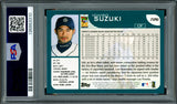 Ichiro Suzuki Autographed 2001 Topps Rookie Card #726 Seattle Mariners PSA 8 Auto Grade Gem Mint 10 PSA/DNA #136863310