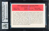 Joe DiMaggio Autographed 1987 Hygrade All-Time Greats Card New York Yankees Auto Grade Gem Mint 10 Beckett BAS #20021151