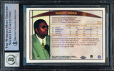 Randy Moss Autographed 1998 Topps Chrome Rookie Card #35 Minnesota Vikings Auto Grade Gem Mint 10 Beckett BAS #14589673