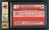 Ken Griffey Jr. Autographed 1989 Topps Traded Rookie Card #41T Seattle Mariners BGS 9.5 Auto Grade Gem Mint 10 Beckett BAS #14727343